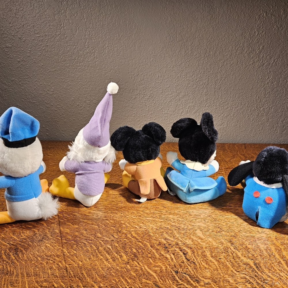 Mickey's Christmas Carol Plush Set Of 5 Vintage 1984 - Picture 7 of 8
